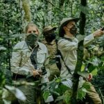 Tourists enjoying a peaceful Uganda safari during the low season